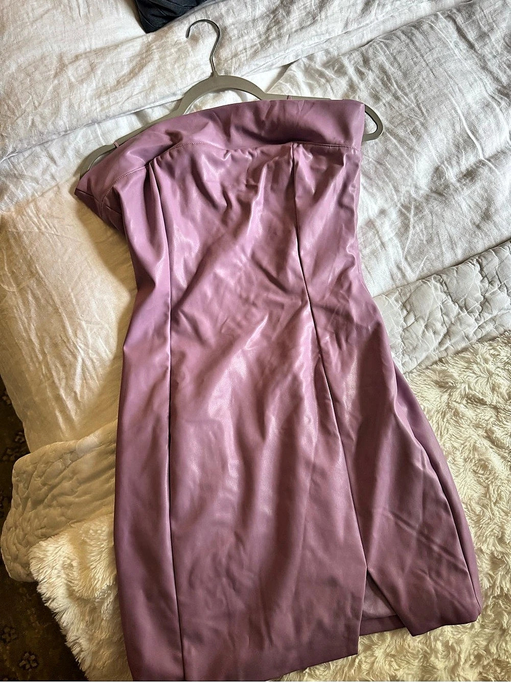 idem ditto Satin Mini Dress in Purple Size Small NWT